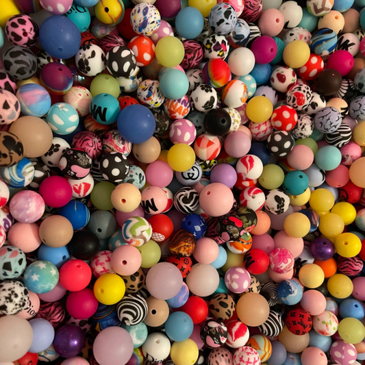 20 Silicone Beads