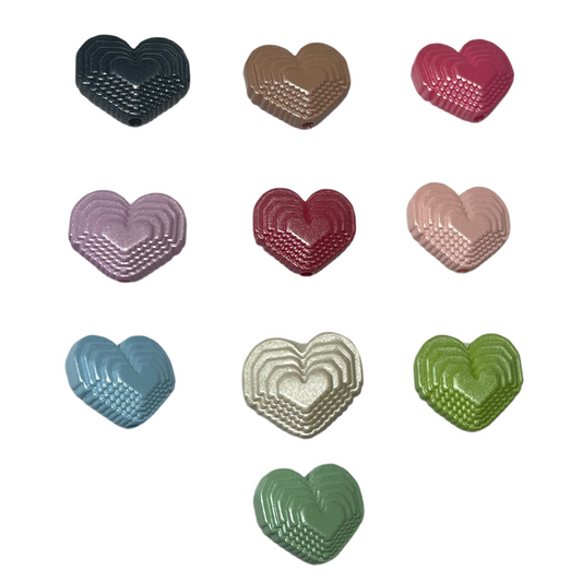 3D Hearts 10 Colors